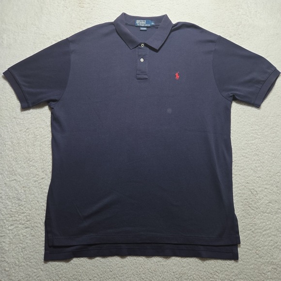 Polo Ralph Lauren Other - Vintage‎ 90s Polo Ralph Lauren Polo Shirt Mens XL Blue Short Sleeve Soft Cotton